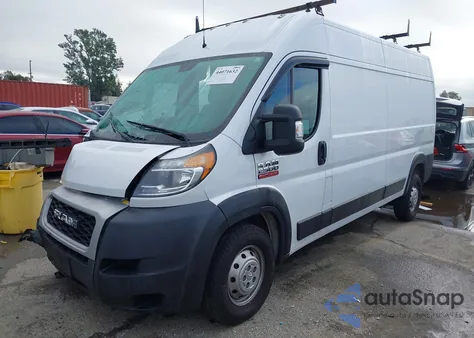 2021 Ram Promaster 2500 High Roof 159 Wb from USA, damaged, VIN 3C6LRVDGXME579235